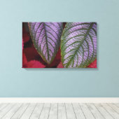 Paarse en rode verlaten canvas afdruk (Insitu (Houten vloer))