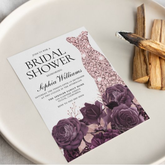 Paarse en Roos goudbloemen en gezaagd Vrijgezellen Kaart