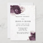 Paarse en Roos gouden pony's Glitter Weddenschap Kaart (Voorkant)