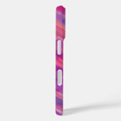 Paarse en Roze Abstract Patroon Case-Mate iPhone Case (Achterkant / Rechts)