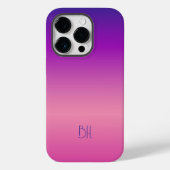 Paarse en roze achtergrond Case-Mate iPhone case (Achterkant)