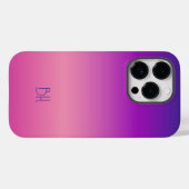 Paarse en roze achtergrond Case-Mate iPhone case (Achterkant (horizontaal))