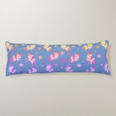 Paarse en roze Baby Pillow Lichaamskussen (Achterkant)