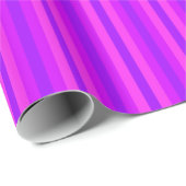 Paarse en roze band hippie patroon cadeaupapier (Rol Hoek)