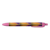 Paarse en Roze Bloem Pen (Bodem)