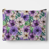 Paarse en roze bloemen etui (Voorkant)