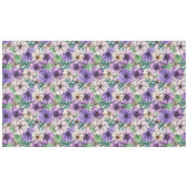 Paarse en roze bloemen tafelkleed (Voorkant (Horizontaal))
