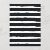 Paarse en roze bloemen. Zwarte bruiloft Menu (Achterkant)