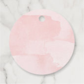 Paarse en roze bloemkolen van de Gemeenschap Bedankjes Labels (Achterkant)