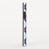 Paarse en roze bloemvormen illustratie Case-Mate iPhone case (Achterkant/rechts)
