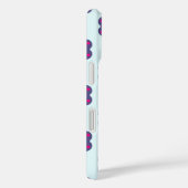 Paarse en roze bloemvormen illustratie Case-Mate iPhone case (Achterkant / Rechts)