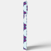 Paarse en roze bloemvormen illustratie Case-Mate iPhone case (Achterkant / Rechts)