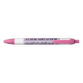 Paarse en roze design pen voor mama (Achterkant)