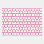 Paarse en roze druppeltjes voor het oppakken van p inpakpapier vel (Voorkant 2)