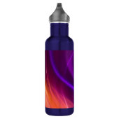 Paarse en roze dynamische golven waterfles  (Rechts)