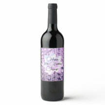 Paarse en roze elegante bruinkoolwijn