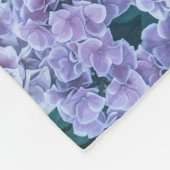 Paarse en roze Floral | Fleece Blanket Deken (Hoek)