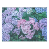 Paarse en roze Floral | Tablecloth Tafelkleed (Voorkant (Horizontaal))