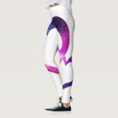 Paarse en roze galaxy Hearts Leggings (Links)