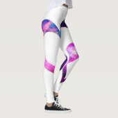 Paarse en roze galaxy Hearts Leggings (Rechts)