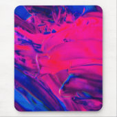 Paarse en roze gekleurde penseelstreken muismat (Voorkant)