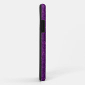 Paarse en roze Glitter Cross Case-Mate iPhone Case (Achterkant/rechts)