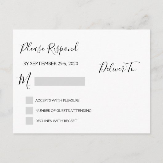 Paarse en Roze Glitter en Sparkle RSVP Uitnodiging Briefkaart (Achterkant)