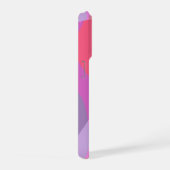 Paarse en Roze Golven iPhone Hoesje (Rechterkant)