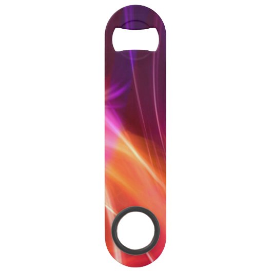 Paarse en roze golven speed flessenopener (Voorkant)