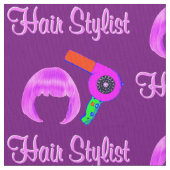  PAARSE EN ROZE HAARSTYLIST STOF (Close Up)