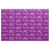  PAARSE EN ROZE HAARSTYLIST STOF (Fat Quarter)