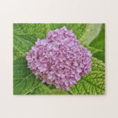 Paarse en roze hydrangea Bloem Puzzle Legpuzzel (Horizontaal)