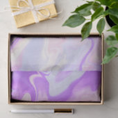 Paarse en Roze Iriserende Gradiënt Marmer Tissuepapier (Geschenk)