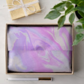 Paarse en Roze Iriserende Gradiënt Marmer Tissuepapier (Geschenk)