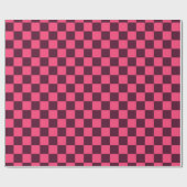 Paarse en roze kast cadeaupapier (Vlak)