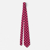 Paarse en roze kast stropdas (Achterkant)