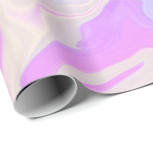 Paarse en roze kieuwschildpad cadeaupapier (Rol Hoek)