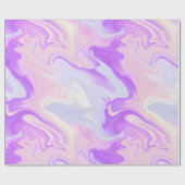 Paarse en roze kieuwschildpad cadeaupapier (Vlak)