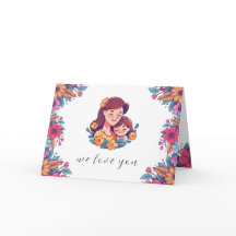 paarse en roze kleurrijke Gefeliciteerd Moederdag 