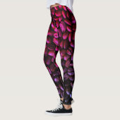 Paarse en roze koffiebonen leggings (Links)