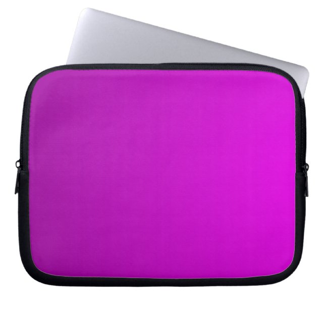 Paarse en roze laptophoes laptop sleeve (Voorkant)