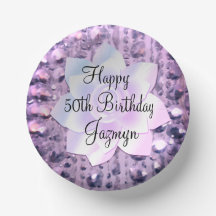 Paarse en roze legant gebeiteld