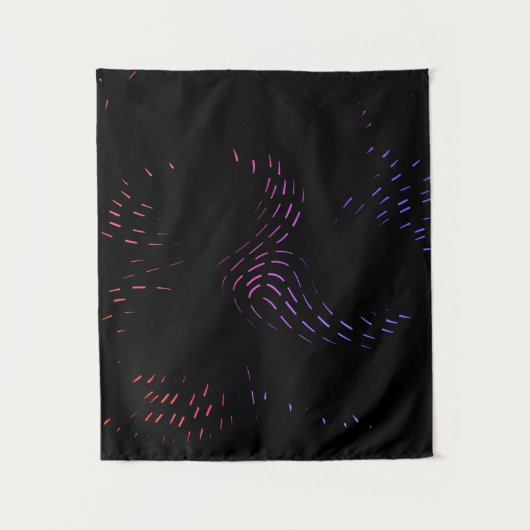 Paarse en roze lichten wandkleed (Voorkant)