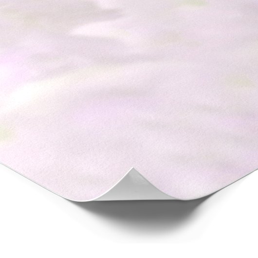 Paarse en roze luchtballon poster (Hoek)