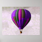 Paarse en roze luchtballon poster (Voorkant)