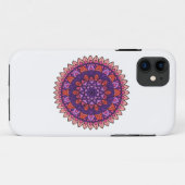 Paarse en roze mandala Case-Mate iPhone case (Achterkant (horizontaal))