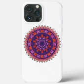 Paarse en roze mandala Case-Mate iPhone case (Achterkant)