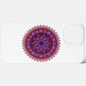 Paarse en roze mandala Case-Mate iPhone case (Achterkant (horizontaal))