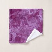 paarse en roze Marmer abstract Bad Handdoek (Wasdoekje)