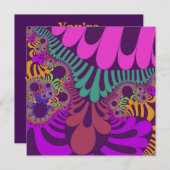 Paarse en Roze Mod Kaart (Voorkant / Achterkant)